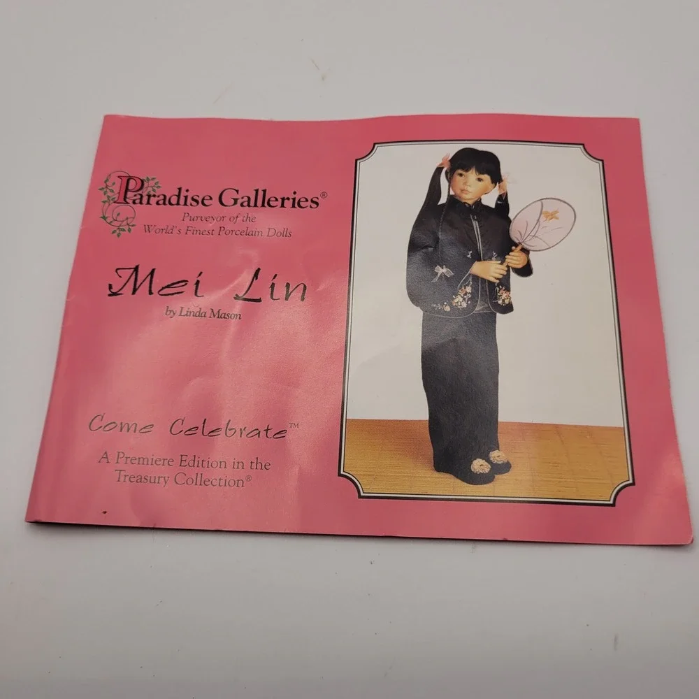 Paradise Galleries Mei Lin Porcelain Doll Linda Mason Treasury Collection J263